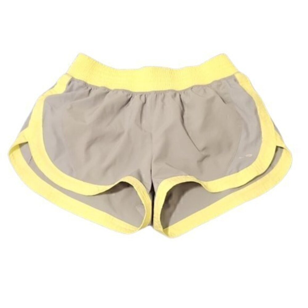[Champion] Duo Dry Gray and Yellow Running Shorts - Size M
